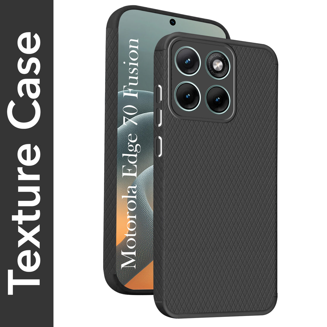 For Motorola Moto Edge 70 Fusion Back Cover Case Liquid Silicone (Camera Protection | Side Grip Texture | Soft and Flexible)