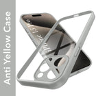 For Apple iPhone 15 Pro Back Cover Case Ultra-Hybrid (Lifetime Anti Yellow | Anti Scratch | Crystal Clear Shockproof)