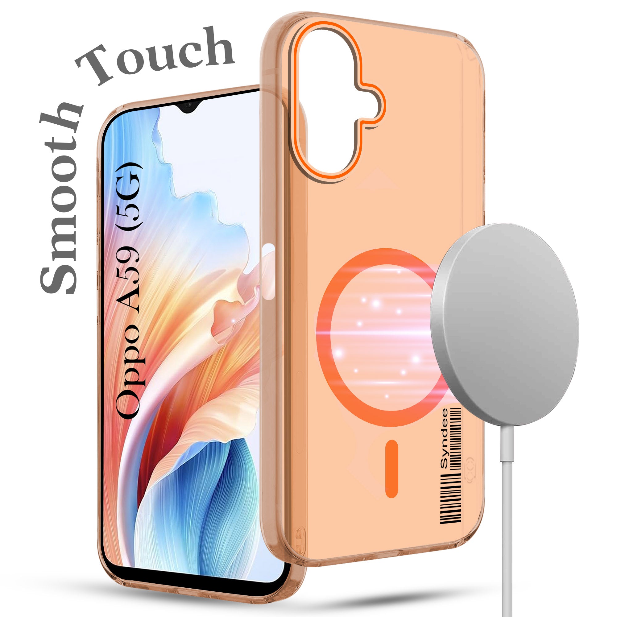 For Oppo A59 5G Back Cover Case (Soft Touch | Camera Bump Protection | MagSafe Compatible | Matte Finish)