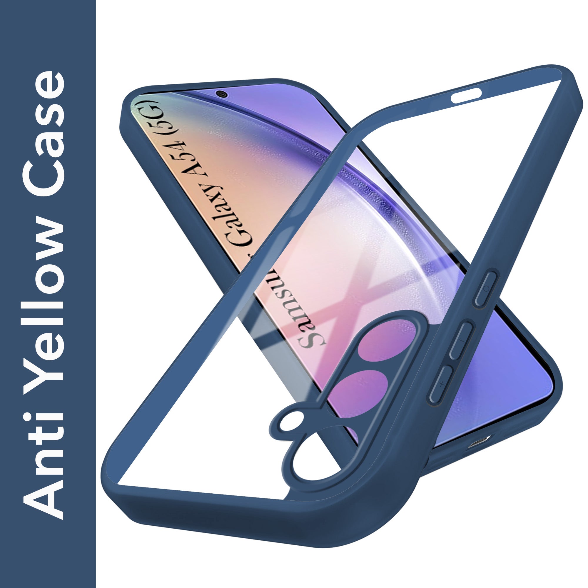 For Samsung Galaxy A54 5G Back Cover Case Ultra-Hybrid (Lifetime Anti Yellow | Anti Scratch | Crystal Clear Shockproof)