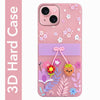 For Apple iPhone 15 Back Cover Case (3D Cute Cartoons | Hard Back Side Soft | Matte Premium Finish | HD Printing)