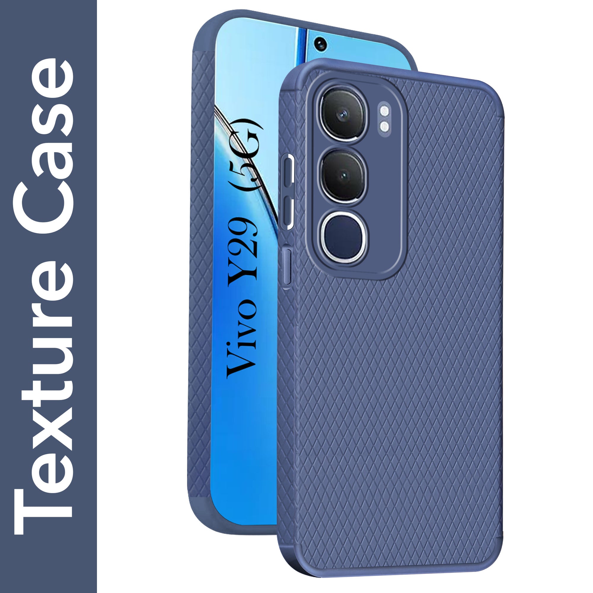 For Vivo Y29  Back Cover Case (Liquid Silicone | Side Grip | Camera Protection)