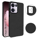 For Oppo Reno13 Pro 5G | Oppo Reno 13 Pro 5G Back Cover Case (Glass Like Camera Protection | Leather Feel | Minimalist Professional Grip)