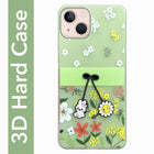For Apple iPhone 13 Back Cover Case (3D Cute Cartoons | Hard Back Side Soft | Matte Premium Finish | HD Printing)