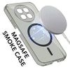 For Realme Narzo 70x 5G Back Cover Case Lifetime Anti-Yellow MagSafe Compatible Clear (Sleek Hard Crystal | Shockproof and Camera Protection)