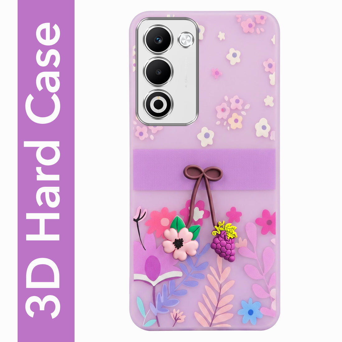 For Oppo A5 5G Back Cover Case (3D Cute Cartoons | Hard Back Side Soft | Matte Premium Finish | HD Printing)