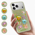 For Apple iPhone 18 Pro Back Cover Case (3D Cute Cartoons | Hard Back Side Soft | Matte Premium Finish | HD Printing)