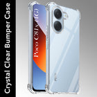 For Poco C81x Back Cover Shockproof Crystal-Clear (Drop & Camera Protection | Hard Polycarbonate)