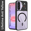 For Samsung Galaxy A37 5G Back Cover Case Lifetime Anti-Yellow Clear (Camera Protection | Side Grip | Wireless MagSafe Compatible)