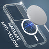 For Vivo T3 5G Back Cover Case Lifetime Anti-Yellow MagSafe Compatible Clear (Sleek Hard Crystal | Shockproof and Camera Protection)