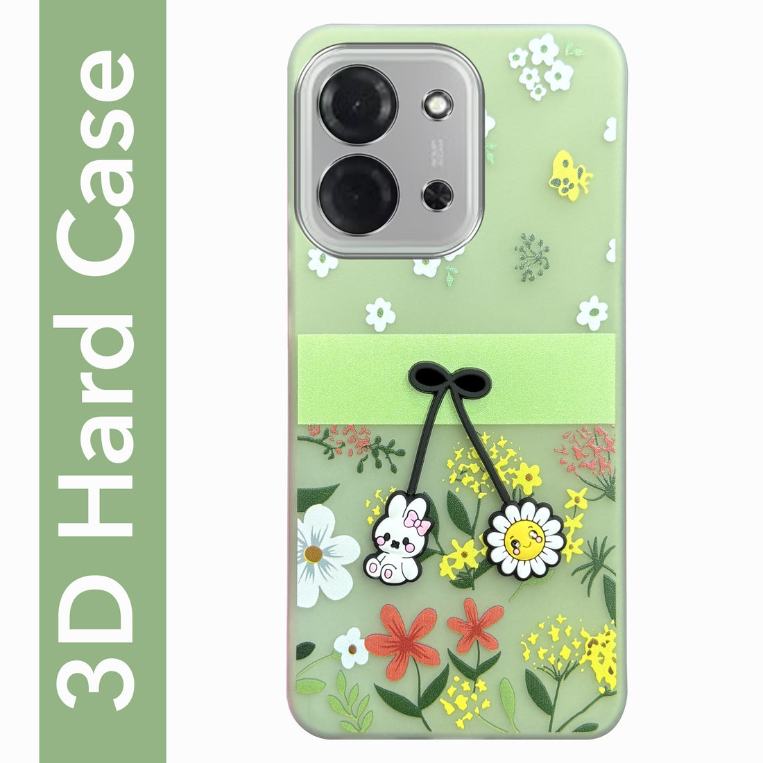 For Poco C85 5G Back Cover Case (3D Cute Cartoons | Hard Back Side Soft | Matte Premium Finish | HD Printing)