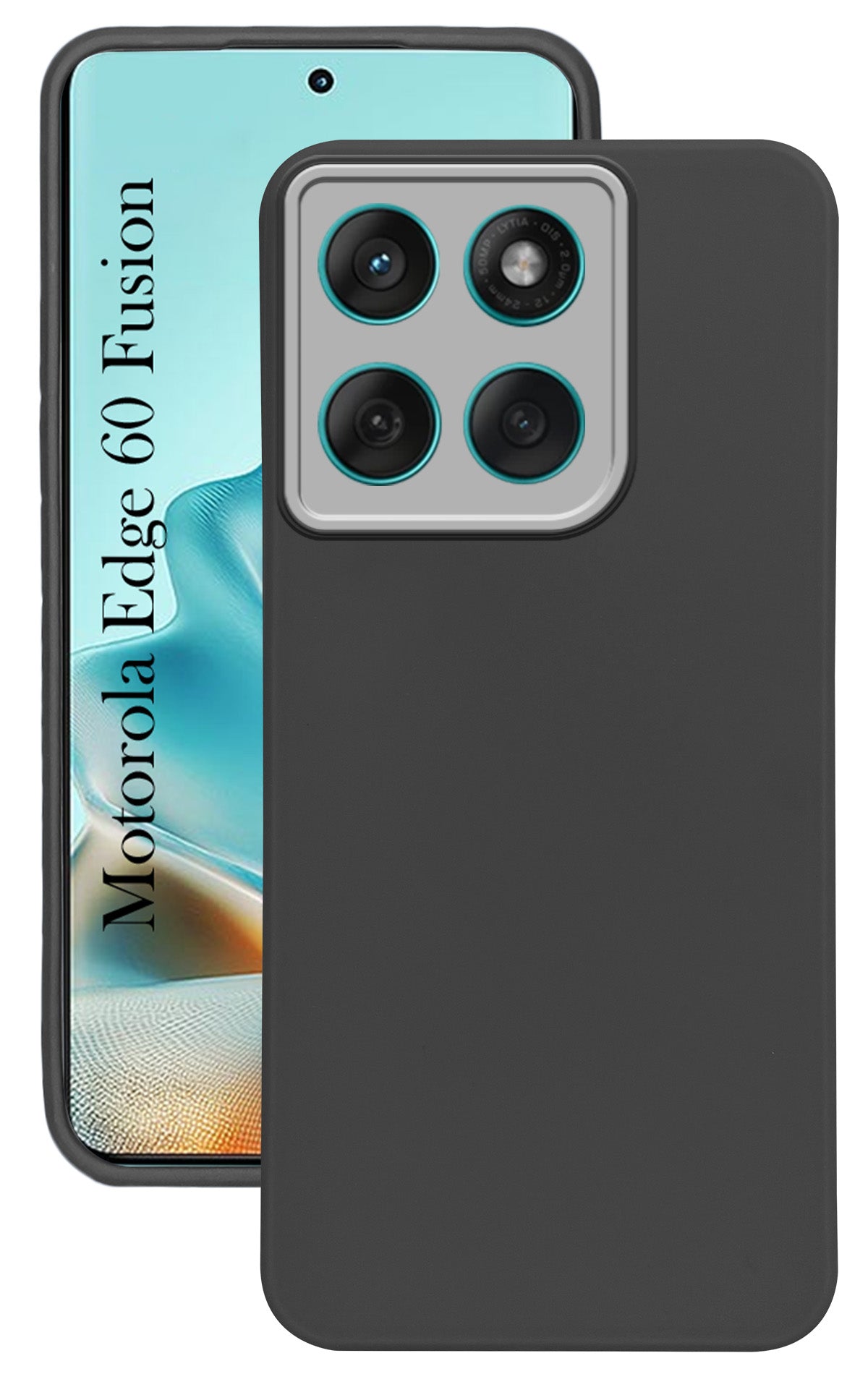 For Motorola Moto Edge 60 Fusion (Dual Color Matte Finish | Full Camera Protection | Sleek and Professional)