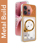 For Vivo V70 | Vivo V70 Elite 5G Metallic Back Cover Case (Metallic Camera Protection & Buttons | Translucent Milky Shade | Hard Polycarbonate)