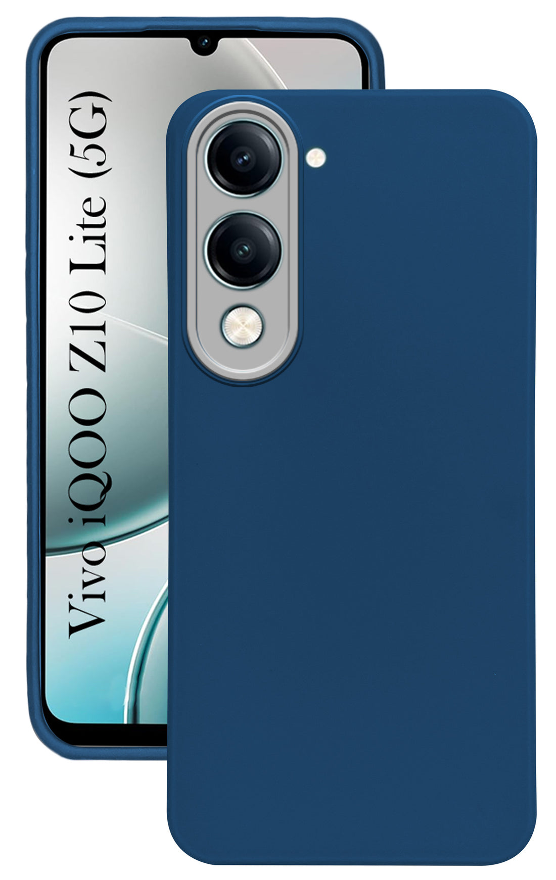For Vivo iQOO Z10 Lite Back Cover Case ( Dual Color Matte Finish | Full Camera Protection | Sleek and Professional)