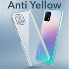 For Vivo Y72 5G | Y31s 5G Back Cover Case Lifetime Anti-Yellow Clear (Sleek Hard Crystal | Shockproof and Camera Protection)
