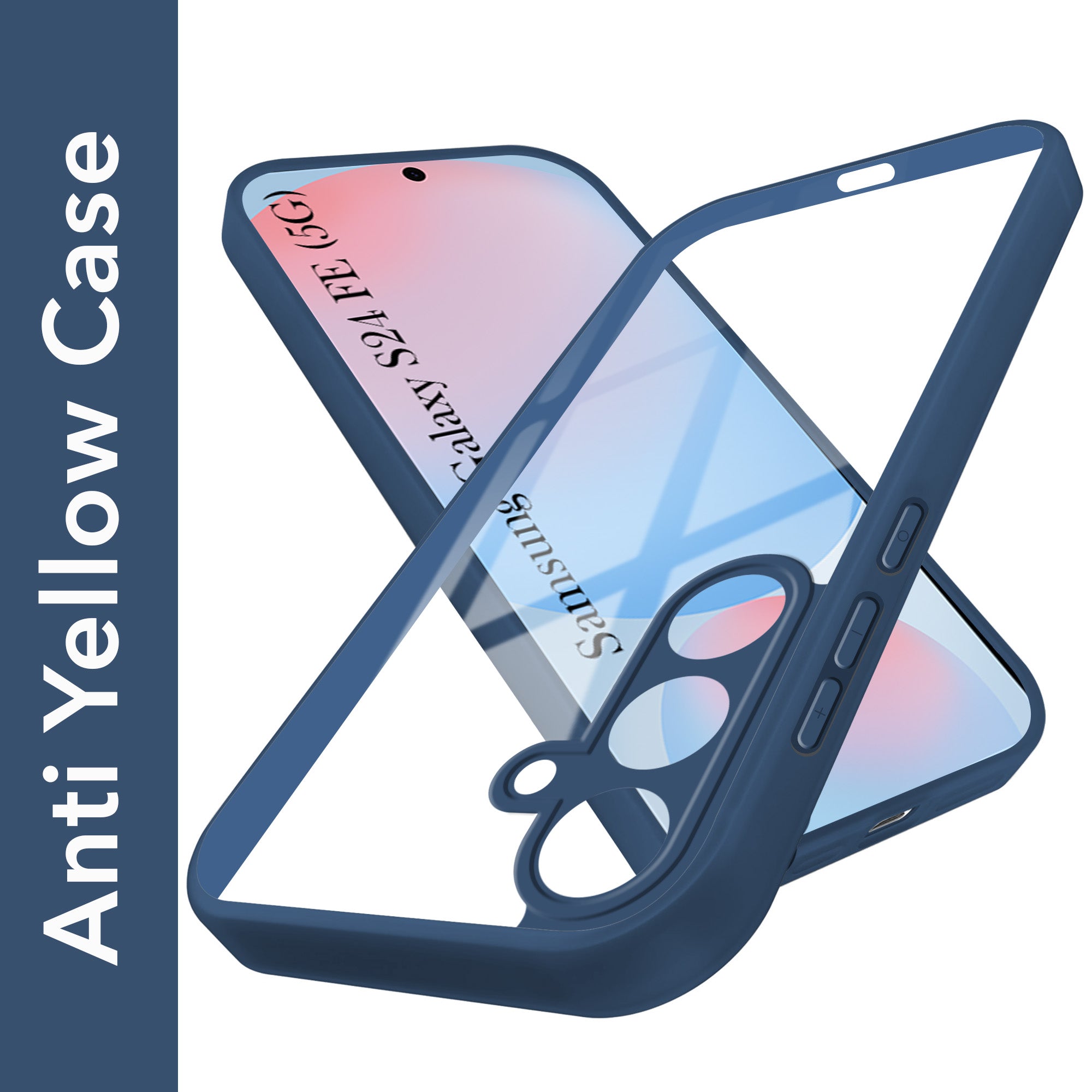 For Samsung Galaxy S24 FE Ultra-Hybrid Back Cover Case (Lifetime Anti Yellow | Anti Scratch | Crystal Clear Shockproof)
