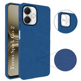 For Tecno Spark Go 2 Back Cover Case (Glass Like Camera Protection | Leather Feel | Minimalist Professional Grip)