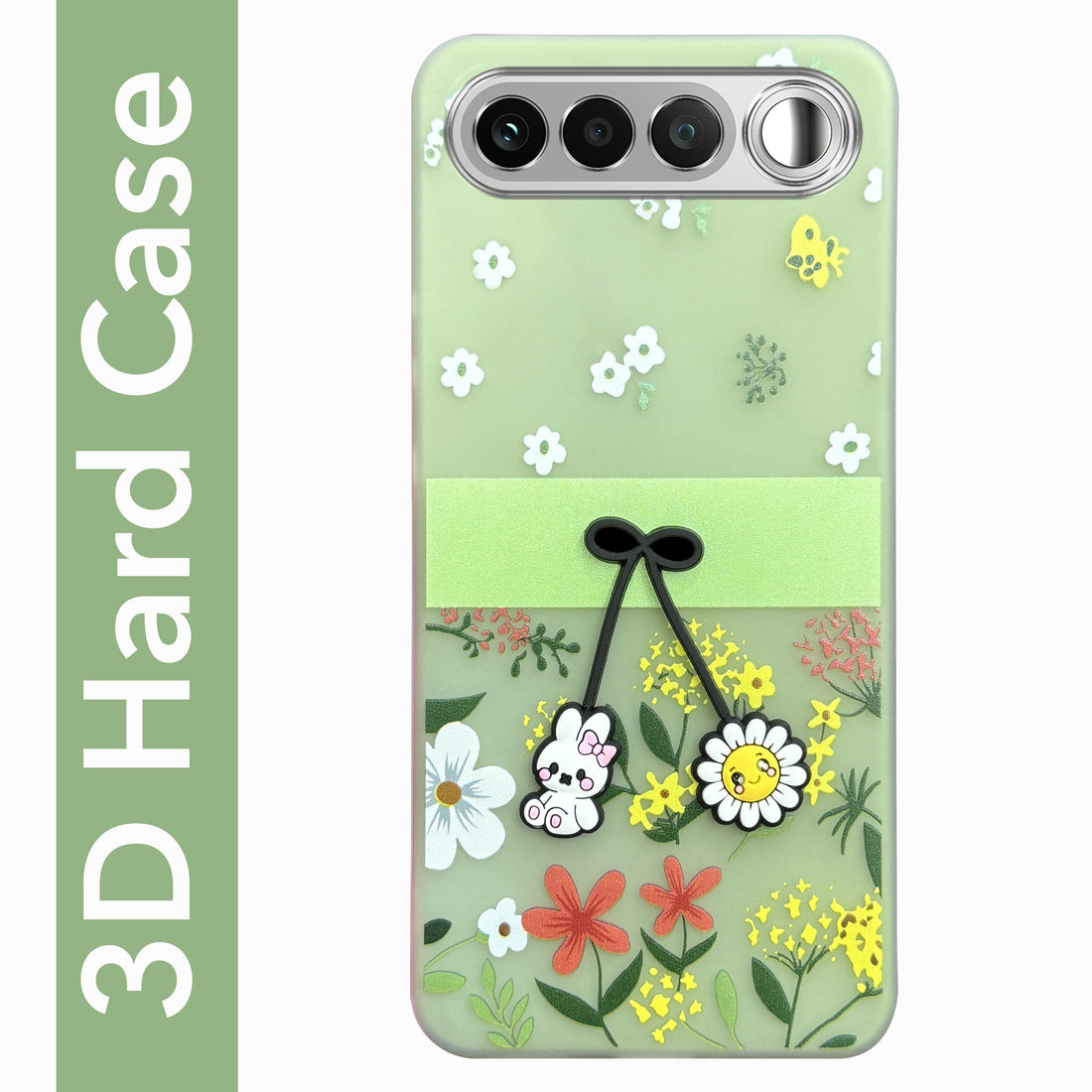 For Realme 16 Back Cover Case (3D Cute Cartoons | Hard Back Side Soft | Matte Premium Finish | HD Printing)