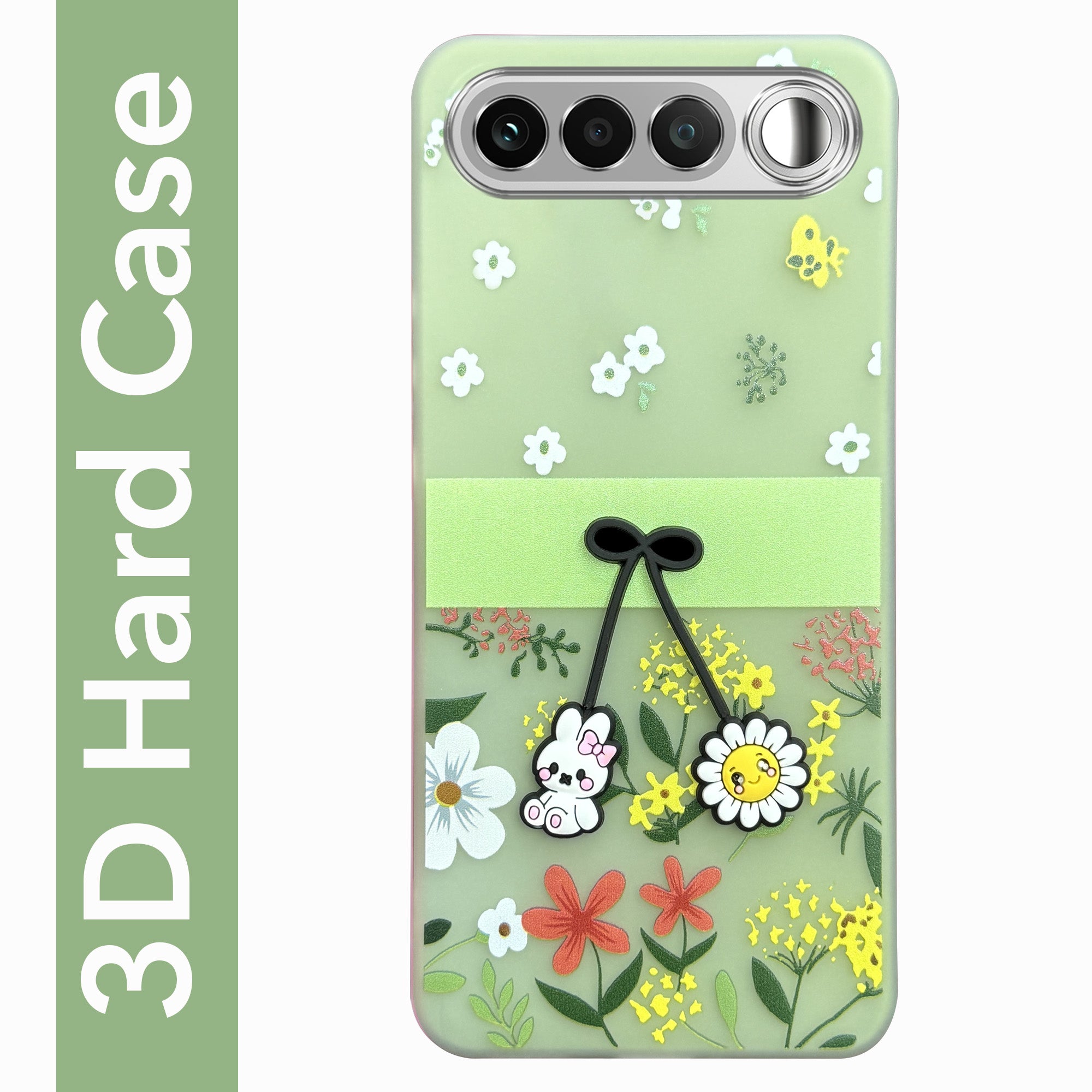 For Realme 16 Back Cover Case (3D Cute Cartoons | Hard Back Side Soft | Matte Premium Finish | HD Printing)