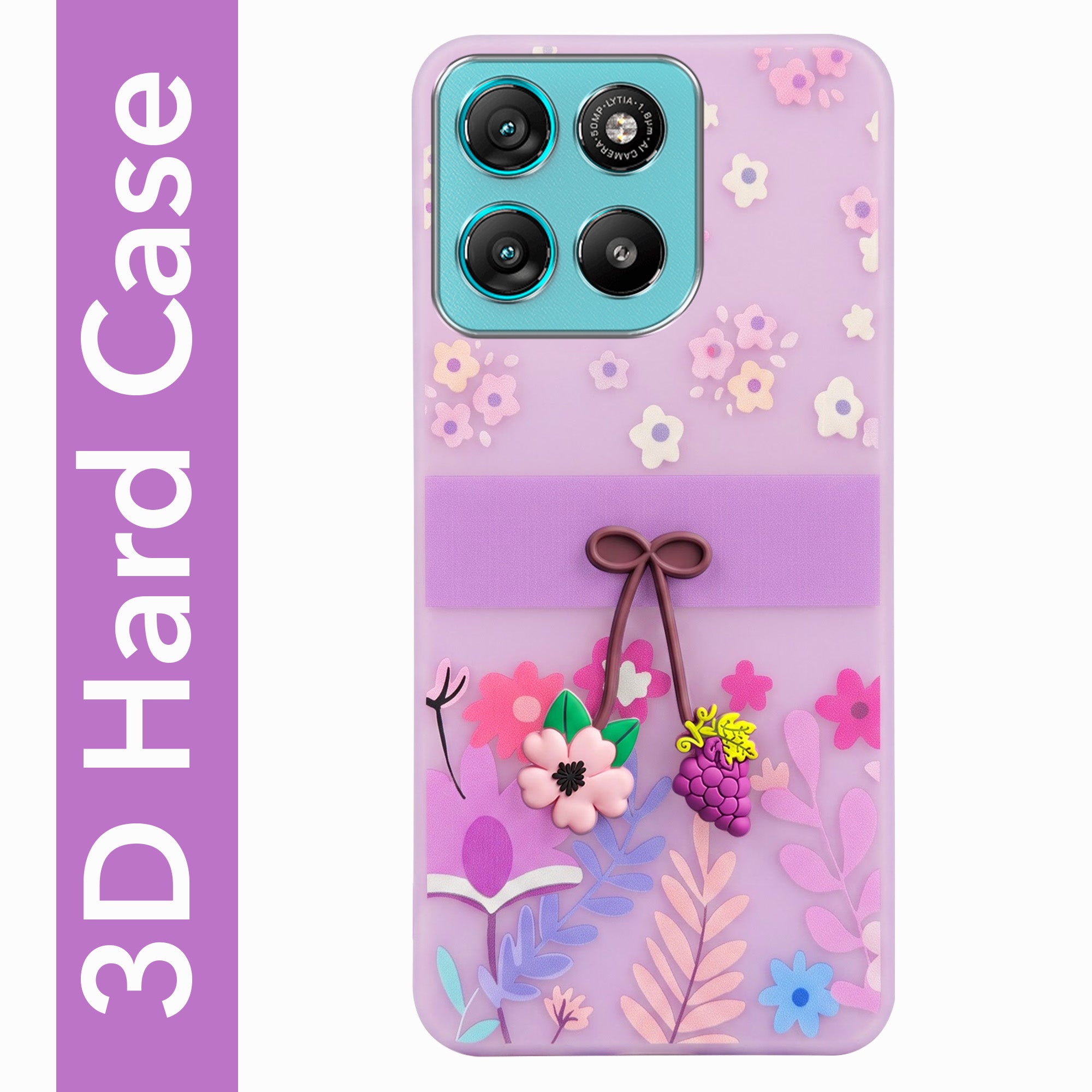 For Motorola Moto G67 Power | G57 Power Back Cover Case (3D Cute Cartoons | Hard Back Side Soft | Matte Premium Finish | HD Printing)