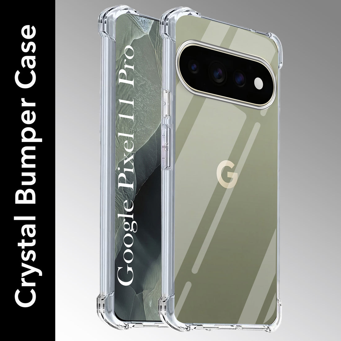 For Google Pixel 11 Pro Back Cover Shockproof Crystal-Clear (Drop & Camera Protection | Hard Polycarbonate) (Copy) (Copy)