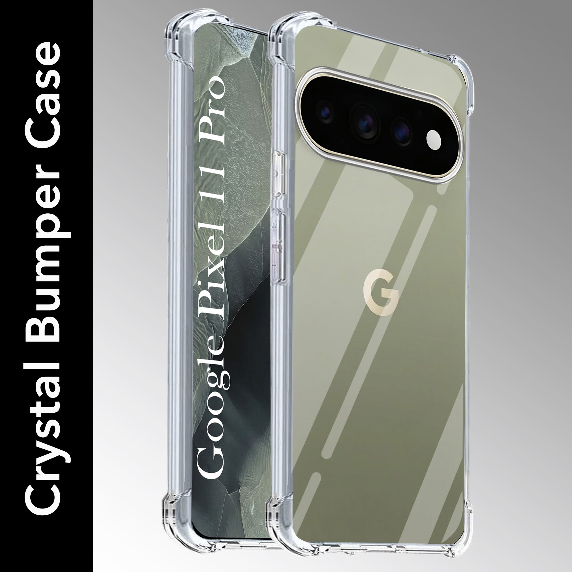 For Google Pixel 11 Pro Back Cover Shockproof Crystal-Clear (Drop & Camera Protection | Hard Polycarbonate) (Copy) (Copy)