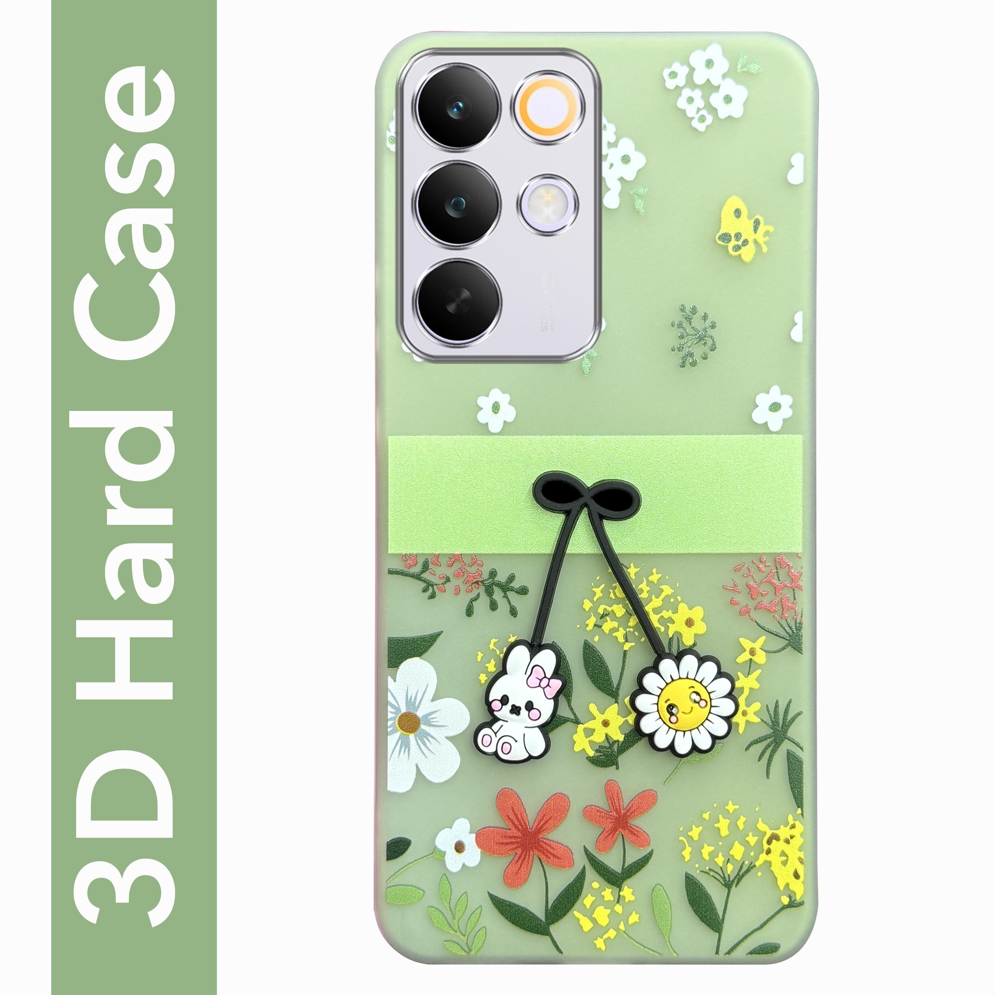 For Realme C85 5G | Realme Narzo 90x Back Cover Case (3D Cute Cartoons | Hard Back Side Soft | atte Premium Finish | HD Printing)