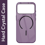 For Apple iPhone 17 Pro Max Crystal Anti Yellow Back Cover Case (MagSafe Wireless Charging Support |Camera Protection Bump)