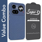 For Nothing Phone 4A Pro 5G Combo with Back Cover and 9H Tempered Glass (Liquid Silicone | Camera Protection | Oleophobic Coating Screen Glass)