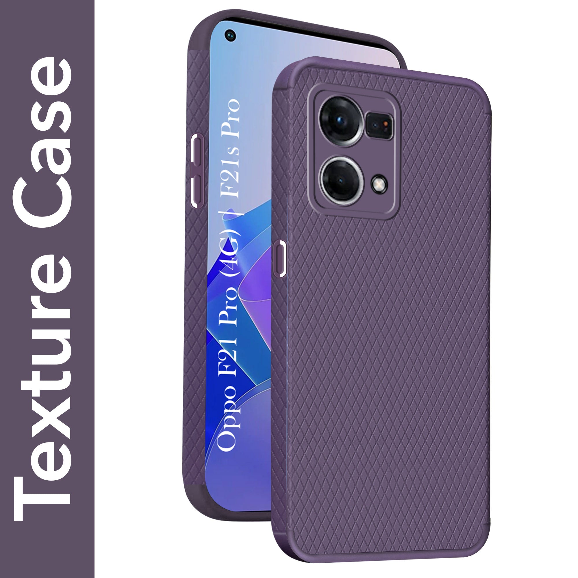 For Oppo F21 Pro 4G | F21s Pro Back Cover Case (Liquid Silicone | Side Grip | Camera Protection)