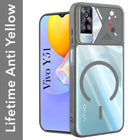 For Vivo Y51 (2020) Back Cover Case Lifetime Anti-Yellow Clear (Camera Protection | Side Grip | Wireless MagSafe Compatible)