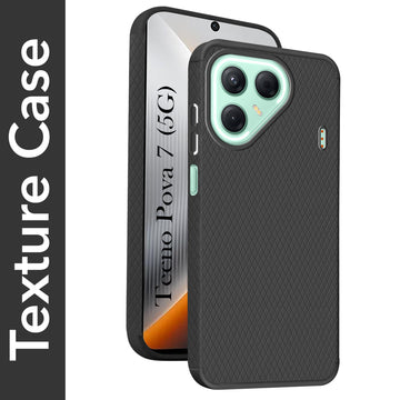 For Tecno Pova 7 5G Back Cover Case (Liquid Silicone | Side Grip | Camera Protection)