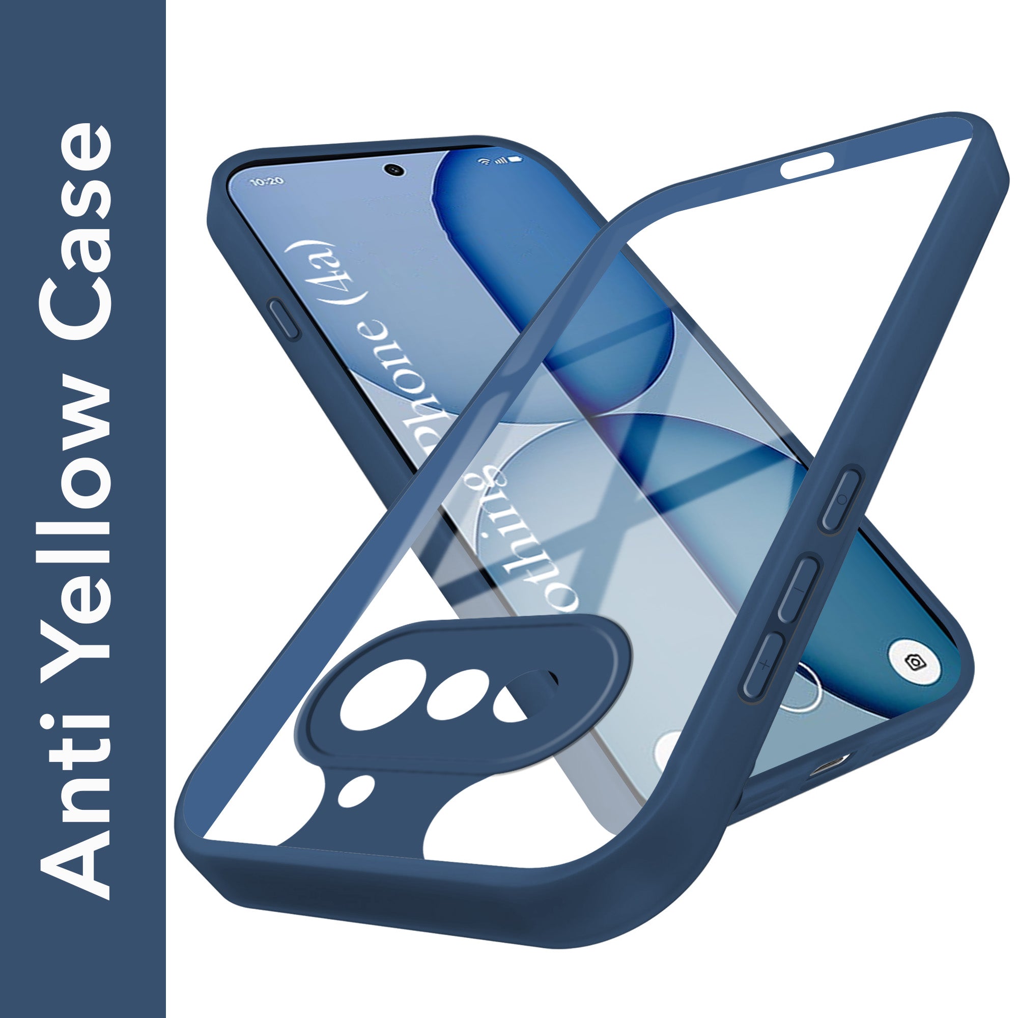 For Nothing Phone 4A 5G  Back Cover Case Ultra-Hybrid (Lifetime Anti Yellow | Anti Scratch | Crystal Clear Shockproof)