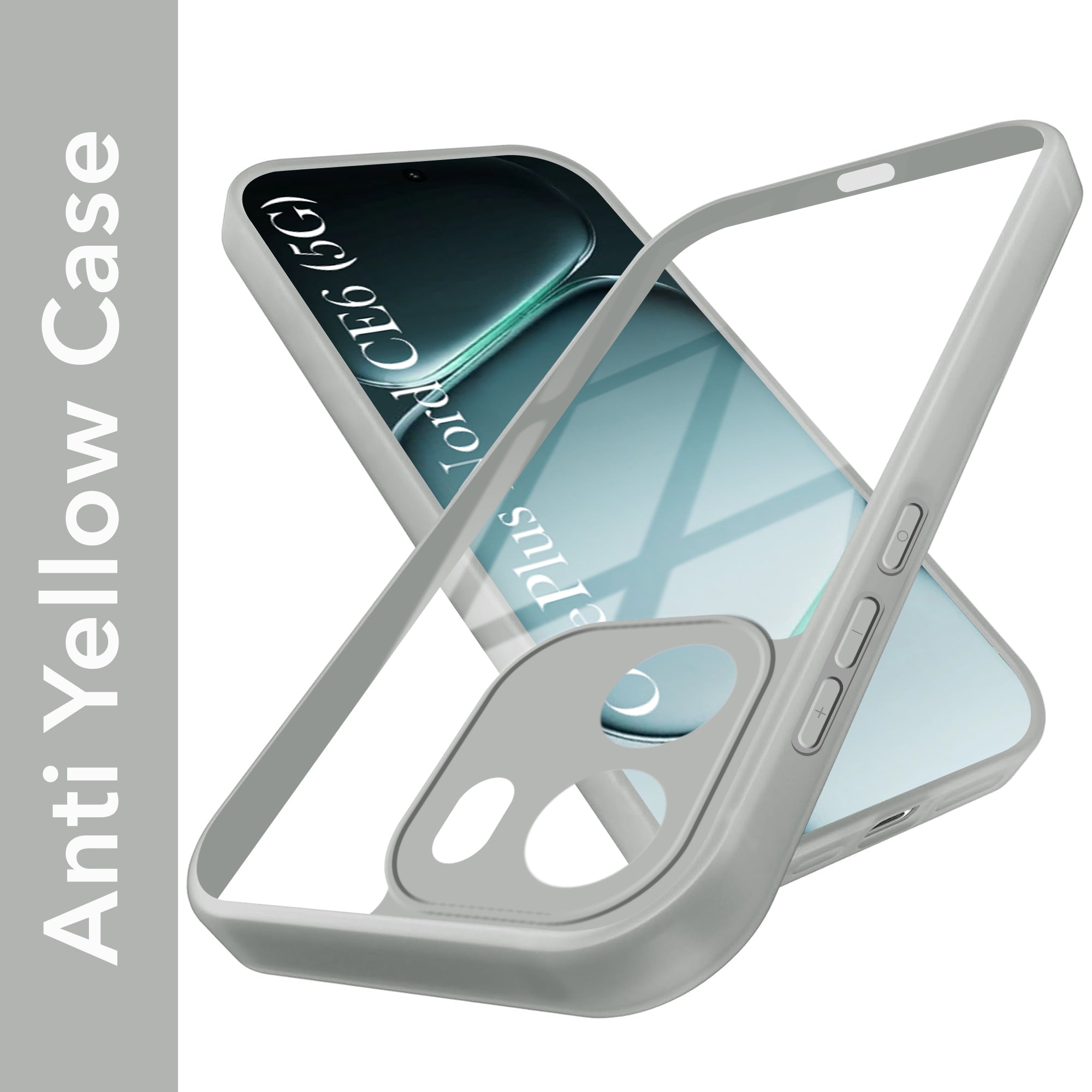 For Oneplus Nord CE 6 Back Cover Case Ultra-Hybrid (Lifetime Anti Yellow | Anti Scratch | Crystal Clear Shockproof)