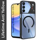 For Samsung Galaxy A15 5G Back Cover Case Lifetime Anti-Yellow Clear (Camera Protection | Side Grip | Wireless MagSafe Compatible)