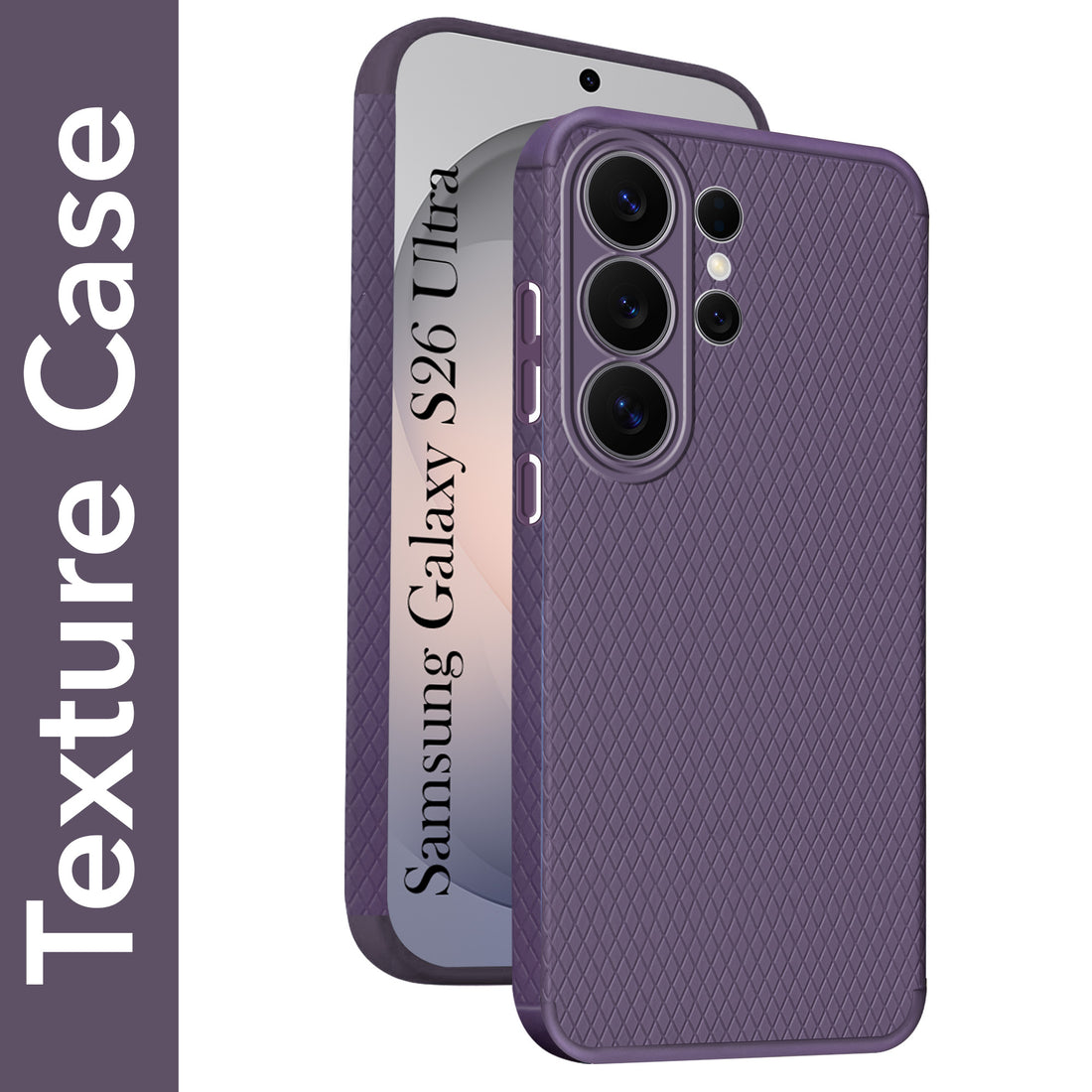 For Samsung Galaxy S26 Ultra Back Cover Case Liquid Silicone (Camera Protection | Side Grip Texture | Soft and Flexible)