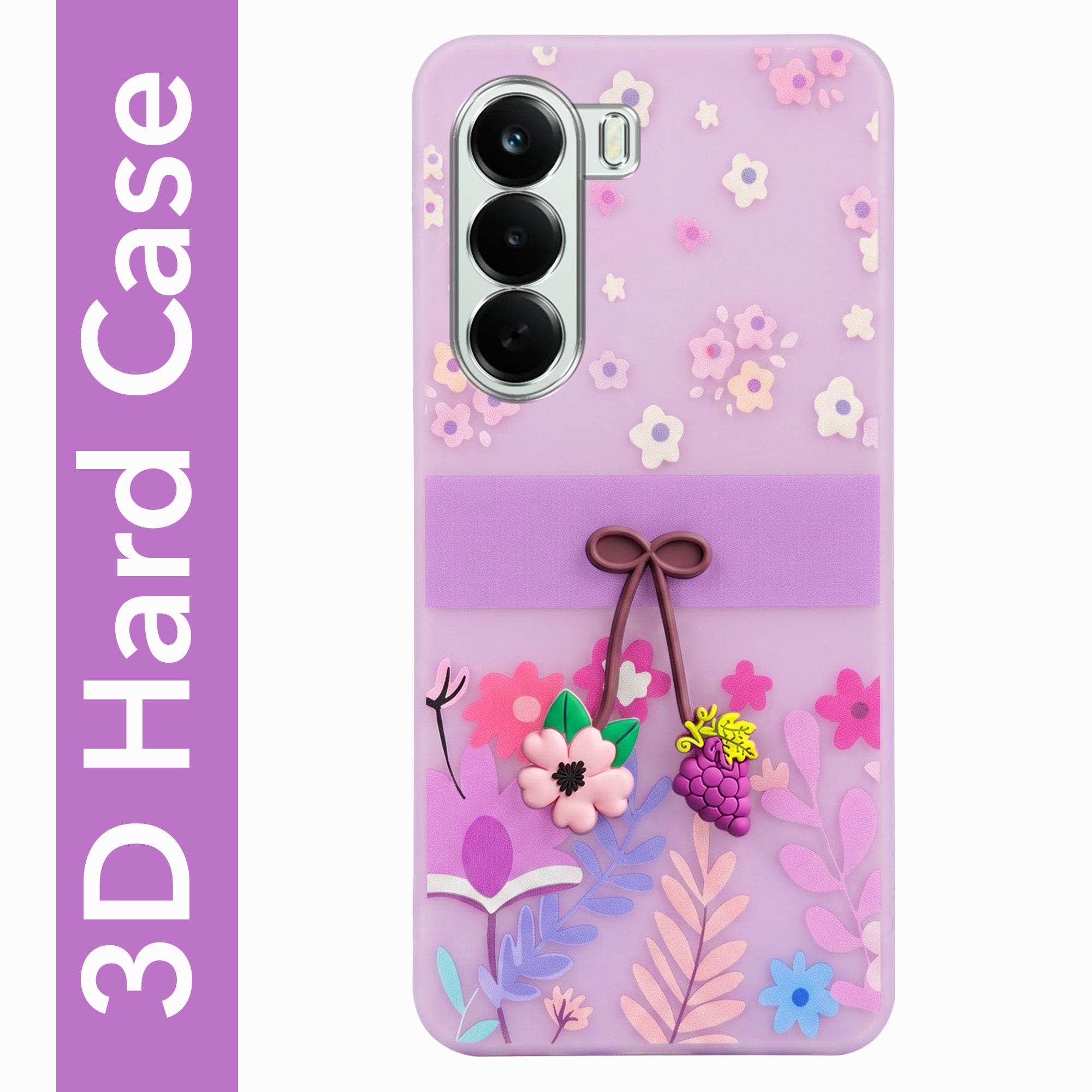 For OnePlus Nord CE 6 Lite Back Cover Case (3D Cute Cartoons | Hard Back Side Soft | Matte Premium Finish | HD Printing)