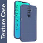 For Oppo A5 (2020) | A9 (2020) Back Cover Case Liquid Silicone (Camera Protection | Side Grip Texture | Soft and Flexible)