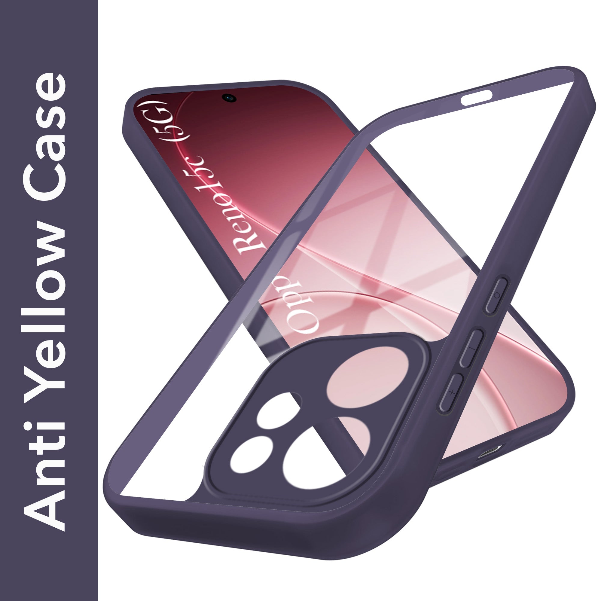 For Oppo Reno 15c Back Cover Case Ultra-Hybrid (Lifetime Anti Yellow | Anti Scratch | Crystal Clear Shockproof)