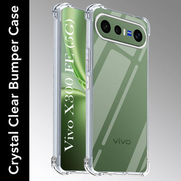 For Vivo X300 FE Back Cover Shockproof Crystal-Clear (Drop & Camera Protection | Hard Polycarbonate)