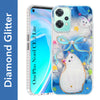 For OnePlus Nord CE 2 Lite Back Cover Case (Luxury Floral Glitter Cute Butterfly | Diamond Studded Camera Bump | Girls & Women Design)