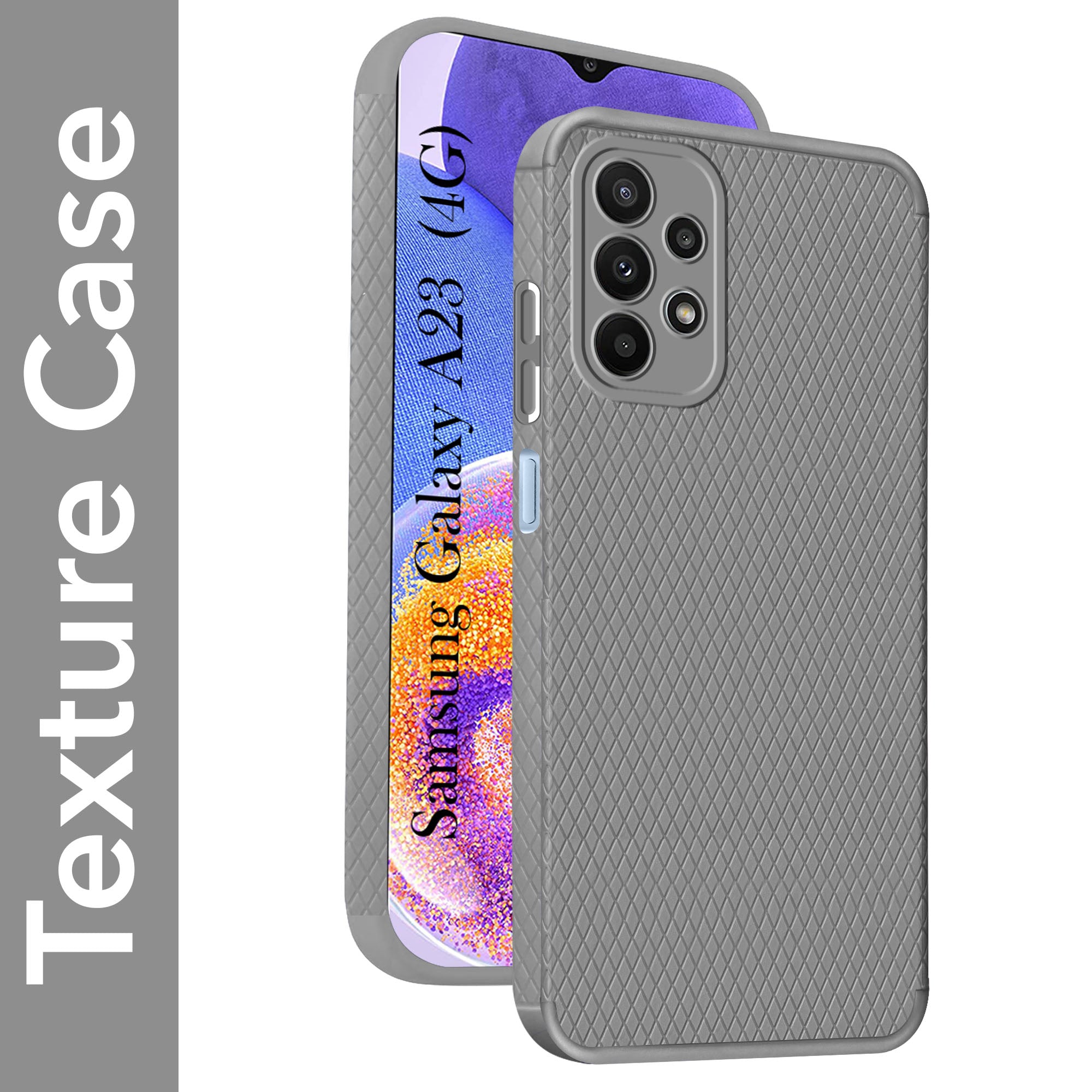 For Samsung Galaxy A23 4G | 5G Back Cover Case (Liquid Silicone | Side Grip | Camera Protection)