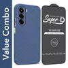 For OnePlus Nord CE 6 Lite Combo with Back Cover and 9H Tempered Glass (Liquid Silicone | Camera Protection | Oleophobic Coating Screen Glass)