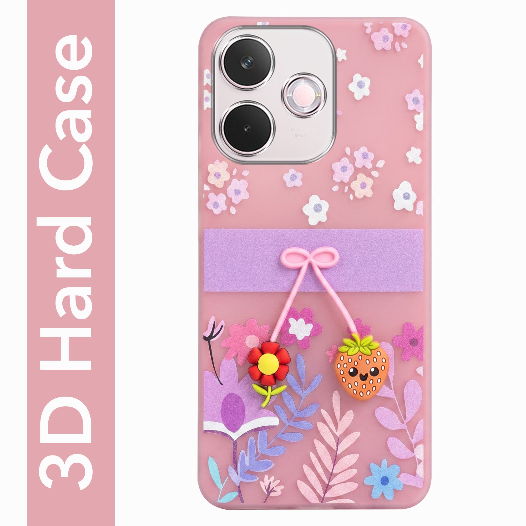 For Oppo A5 Pro Back Cover Case (3D Cute Cartoons | Hard Back Side Soft | Matte Premium Finish | HD Printing)