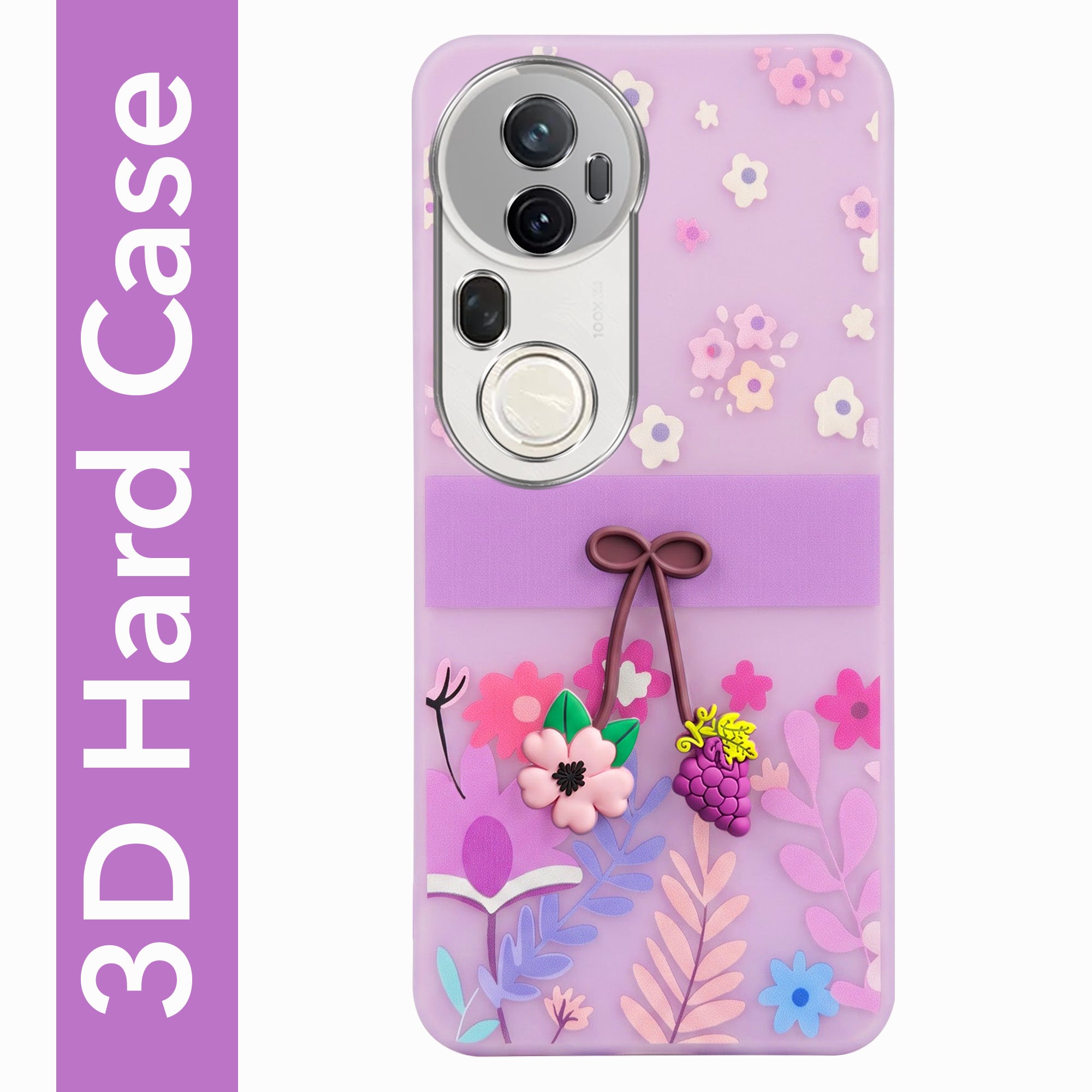 For Vivo T4 Ultra Back Cover Case (3D Cute Cartoons | Hard Back Side Soft | Matte Premium Finish | HD Printing)