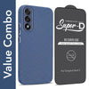 For Oneplus Nord 5 Combo with Back Cover and 9H Tempered Glass (Liquid Silicone | Camera Protection | Oleophobic Coating Screen Glass)