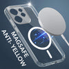 For Oppo Reno15 Pro Mini 5G Back Cover Case Lifetime Anti-Yellow MagSafe Compatible Clear (Sleek Hard Crystal | Shockproof and Camera Protection)