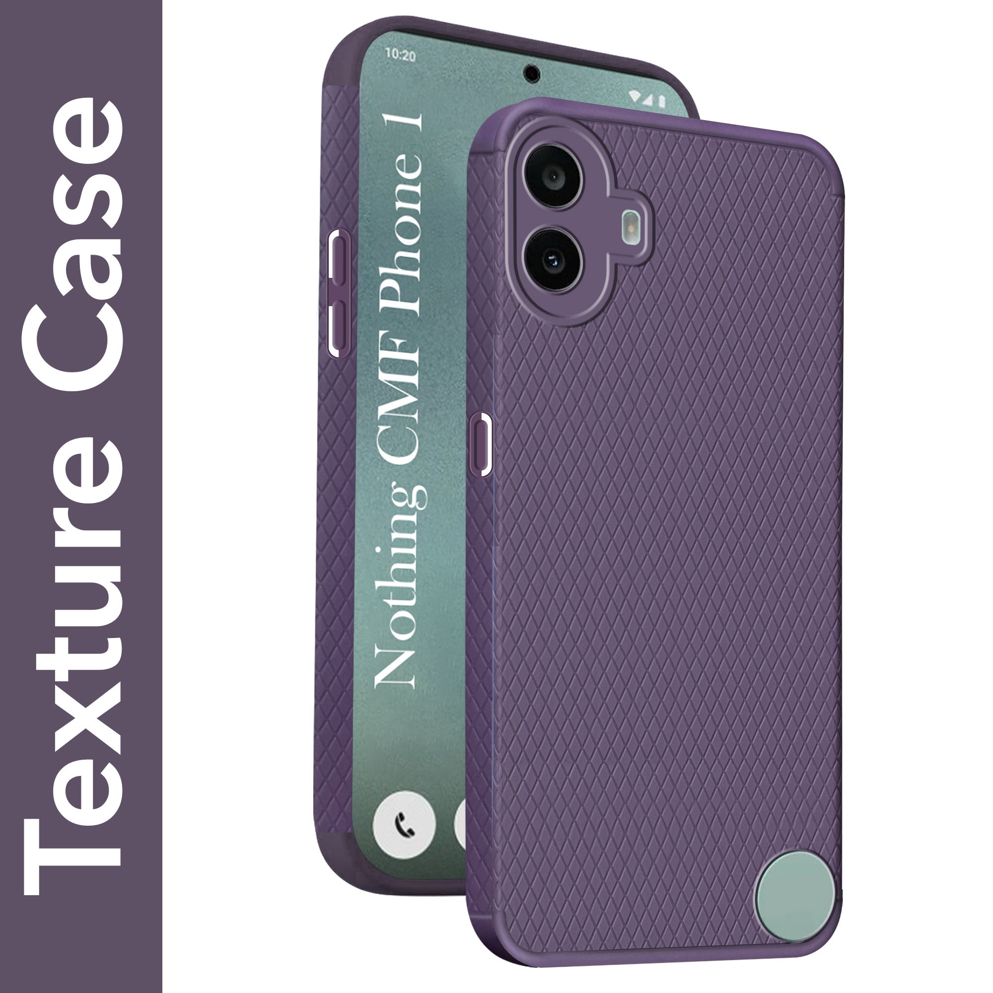 For Nothing CMF Phone 1 Back Cover Case (Liquid Silicone | Side Grip | Camera Protection)