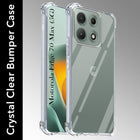 For Motorola Moto Edge 70 Max Back Cover Shockproof Crystal-Clear (Drop & Camera Protection | Hard Polycarbonate)