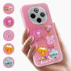For Vivo T4 Back Cover Case (3D Cute Cartoons | Hard Back Side Soft | Matte Premium Finish | HD Printing)